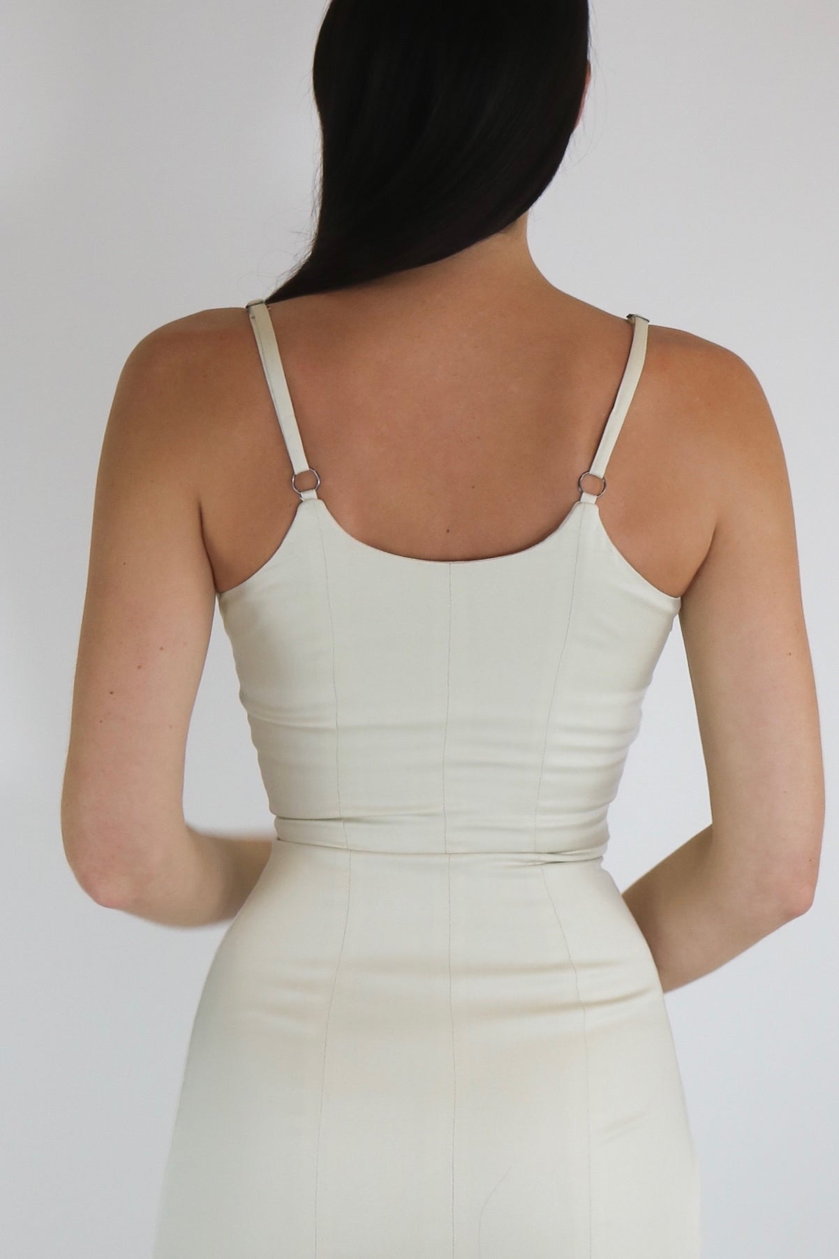 Twill Midi in Ecru
