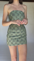 Load and play video in Gallery viewer, Silk Tweed Strapless Mini
