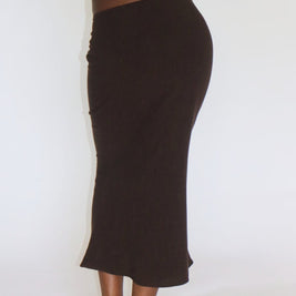 The Midi Flounce Skirt