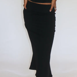 The Midi Flounce Skirt