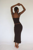 Load image into Gallery viewer, Skirt & Corset Tank Set in Espresso
